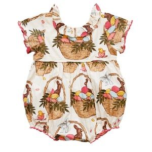 Pink Chicken / Princess Diana Easter Bubble / 3-6 month